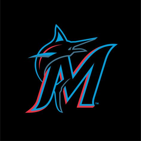 Miami Logo, Marlins Baseball, Mlb Team Logos, Mlb Logos, Logo Wallpaper, Old Spice, Portland Trailblazers, Miami Marlins, Derek Jeter