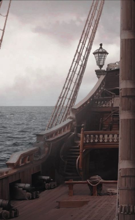 Pirate Aesthetic Background, Ofmd Backgrounds, Ofmd Aesthetic, Ofmd Wallpaper, Piratecore Aesthetic, Lilies Aesthetic, Pirates Aesthetic, Medieval Ship, Pirate Aesthetic