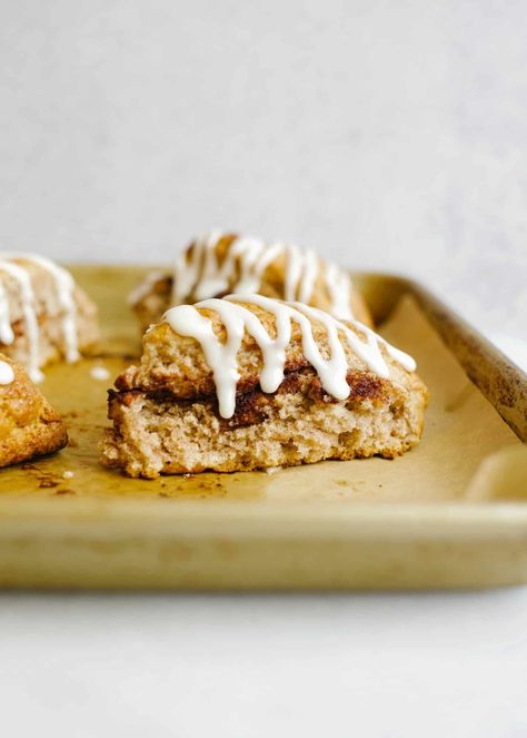 Cinnamon Sugar Scones and Our Time in Winston-Salem - Wood & Spoon Sourdough Discard Scones Cinnamon, Cinnamon Sugar Scones, Cinnamon Roll Scones, Cinnamon Scone, Simple Scones, Plan 2025, Sourdough Scones, Sour Cream Scones, Cinnamon Scones Recipe