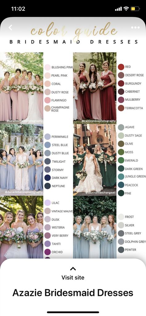 Dusty Rose Wedding Theme, Bridesmaid Color Palette, Bridesmaid Dresses Color Palette, Spring Wedding Bridesmaids, Navy Blue Wedding Theme, Blush Wedding Theme, Rose Wedding Theme, Burgundy And Blush Wedding, Dusty Pink Weddings