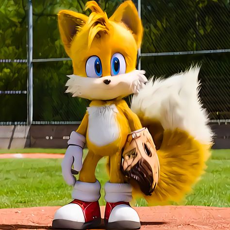 𝙎𝙤𝙣𝙞𝙘 | 𝙄𝙘𝙤𝙣 | 𝙈𝙤𝙫𝙞𝙚 Sonic Movie Tails, Tails Sonic Icon, Tails The Fox Sonic Movie, Tails Pfp, Tails From Sonic, Tails Icons, Sonic Animation, Sonic The Hedgehog Tails, Tails Sonic The Hedgehog