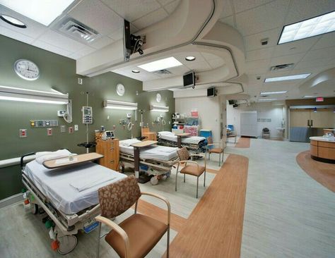 Pronto-socorro Recovery Room, Healthcare Interior Design, Health Smoothie Recipes, Hospital Architecture, Healthcare Architecture, Interior Architects, Hospital Interior, School Interior, Hospital Room