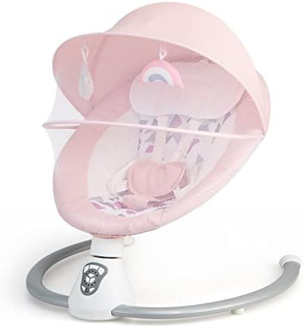 LADIDA Soft and Padded Baby Bouncer with Soothing Music and Vibration, Pretty Pink Rabbit Theme, Suitable for Newborns 076 : Amazon.co.uk: Baby Products Rabbit Theme, Soothing Music, Baby Bouncer, Pink Rabbit, Amazon Uk, Baby Products, Future Baby, Pretty Pink