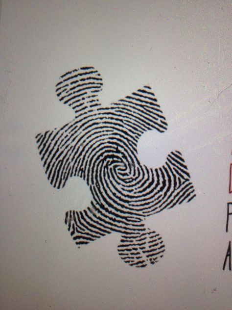 Fingerprint Tattoos, Puzzle Piece Tattoo, Puzzle Tattoos, Finger Tats, Pieces Tattoo, Thumb Prints, Tattoo For Son, Dad Tattoos, Finger Print