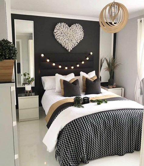 Simple Bedroom Design, Dekorasi Kamar Tidur, Modern Bedroom Design, Girl Bedroom Decor, Simple Bedroom, Decor Minimalist, Master Bedrooms Decor, Home Design Decor, Room Inspiration Bedroom