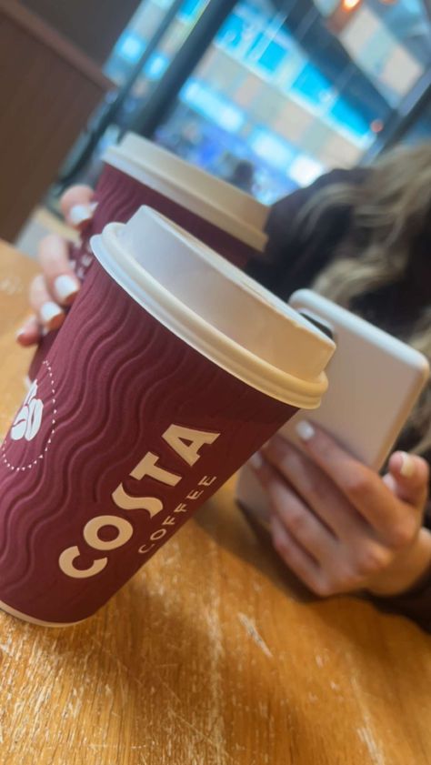 costa / autumn / cafe Coffee With Girlfriend, Costa Coffee Aesthetic, Costa Cafe, Costa Coffee, Foodie Instagram, Army Girlfriend Pictures, Best Poses For Men, Black Aesthetic Wallpaper, Poses For Men