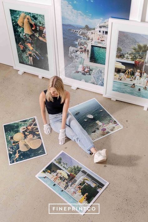 Slim Aarons Prints at FINEPRINTCO Slim Aaron, Slim Aarons Prints, Beginner Painting On Canvas, Couples Canvas Painting, How To Make Canvas, Fall Canvas Painting, Black Canvas Paintings, Easy Flower Painting, Canvas Photography