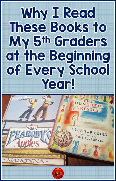 Beginning Of The Year Projects, 5th Grade 1st Day Of School, Whole School Activities Elementary, Grade 5 First Day Of School, Hundred Dresses Book Activities, First Week Of School Library Lessons, 5th Grade Community Building Activities, First Day 5th Grade Activities, Mr Peabody's Apples Activity