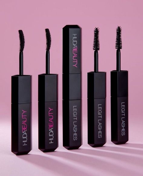 Huda Beauty's LEGIT Lashes Mascara is now available at Sephora (Credit - Huda Beauty) Idol Life, Mascara Brands, Alat Makeup, Makeup Order, Huda Beauty Makeup, Makeup Accesories, Lashes Mascara, Lipstick Tube, Makeup Class