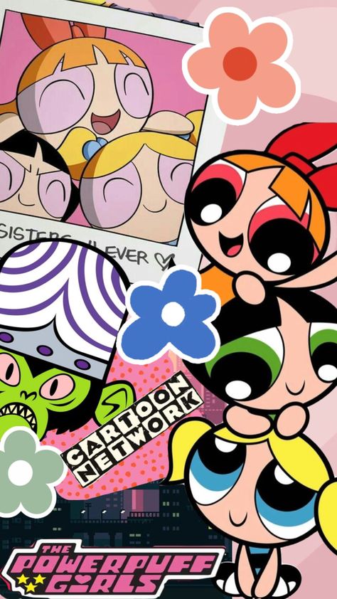 Cartoon Logic, Blossom Bubbles And Buttercup, Cartoon Network Characters, Super Nana, Powerpuff Girls Wallpaper, Creative School Project Ideas, Pink Wallpaper Backgrounds, Fabric Paint Designs, The Powerpuff Girls