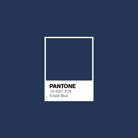 Pantone 19-4027 TCX Estate Blue Pantone Azul, Winter Deep, Pantone Green, Parisian Blue, Pantone Swatches, Pantone Palette, Color Pantone, Pantone Colour Palettes, Indigo Color