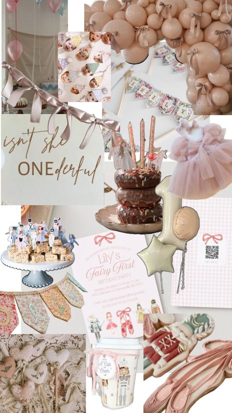 Nutcracker, bow, classic quilt girly Christmas birthday theme First Birthday Girl Bow Theme, Classic First Birthday Girl, Bow Themed First Birthday, December First Birthday Girl, June Birthday Ideas, Girls First Birthday Theme, Christmas Birthday Theme, Baby First Birthday Themes, Girly Christmas