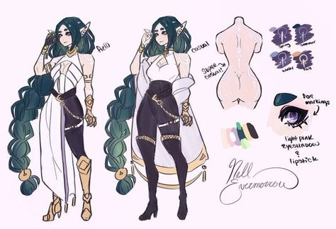 Pixies Character Design, Elf Species, Elf Oc Character Design, Character Design Concept, Pixie Character Design, Fairy Dnd Character, Cute Dnd Character, Dnd Elf Character Design, Fairy Oc Character Design