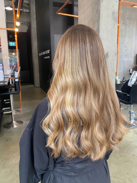 Golden Babylights, Gold Blonde Balayage, Golden Blonde Balayage, Gold Balayage, Hair Expo, Blonde Hair Transformations, Hair Color Options, Blonde Hair Inspiration, Blonde Hair Looks