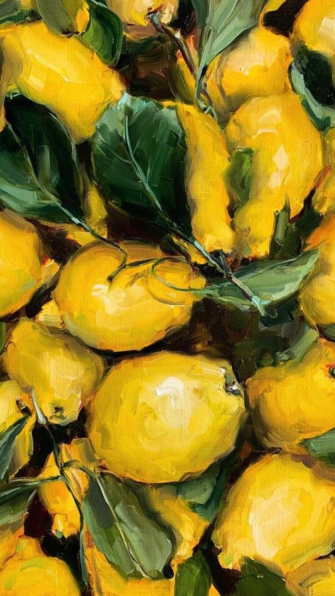 Playful Painting, Painting Methods, Lemon Painting, I Am An Artist, Birthday Illustration, Fantasy Worlds, Fruit Painting, 수채화 그림, Painting Inspo