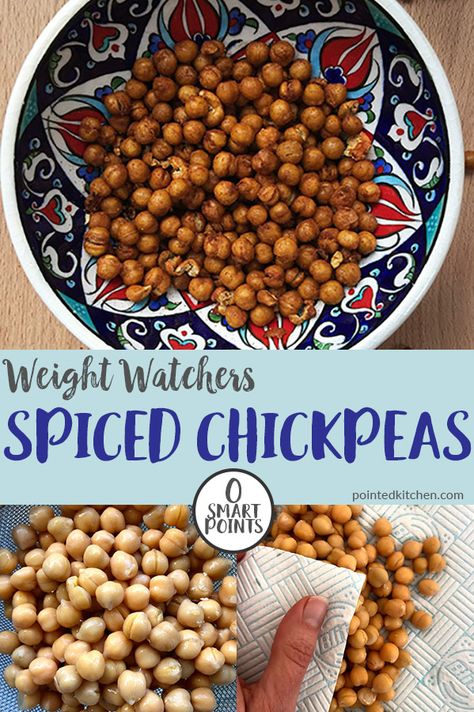 Weight Watchers Vegetarian, Chickpea Snacks, Weight Watchers Snack Recipes, Weight Watchers Snacks, Weight Watchers Chicken, Spiced Chickpeas, Weight Watchers Chicken Recipes, Natural Detox Drinks, Detox Drinks Recipes