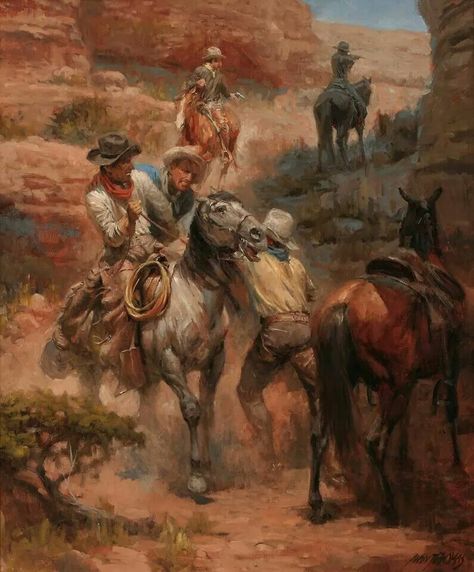 Jimmymerchant Lone Cowboy, Andy Thomas, Mountain People, Indian Wars, Western Artwork, Wilde Westen, Horse Art Print, Western Artist, Western Paintings