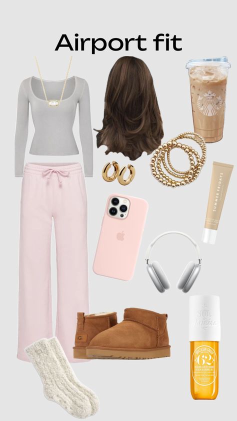 Airport fit #outfitinspo #viralshuffle Airport Fit, Airport Outfit