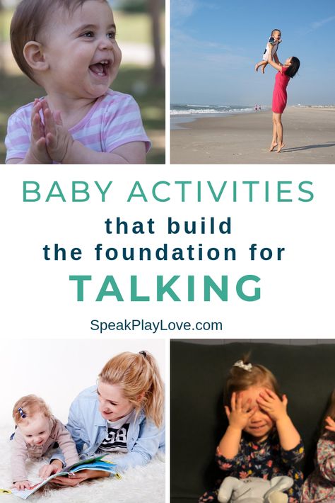 Baby Development In Womb, Baby Development Chart, Stages Of Baby Development, Baby Development Milestones, Language Development Activities, Baby Development Toys, Early Intervention Speech Therapy, Baby Development Activities, Baby Sign Language