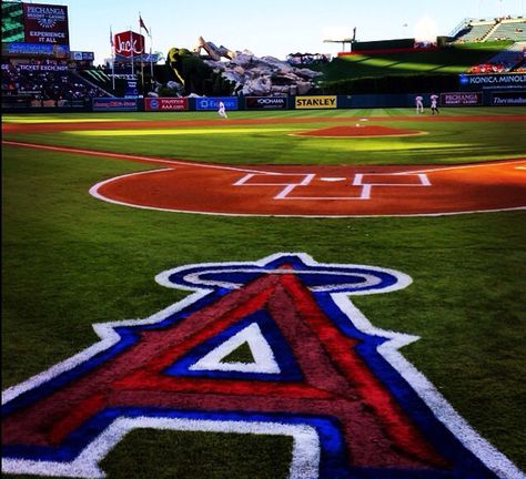 The big A Angels Stadium, Anaheim Angels Baseball, Angel Stadium, Wiffle Ball, Anaheim Angels, Angels Baseball, Baseball Pictures, California History, Baseball Stadium