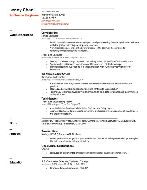 How to Make the Perfect Resume (With Examples!) | The Muse Resume Summary Statement, Perfect Resume Example, Good Resume, Resume Summary Examples, Looking For A New Job, Sample Resume Format, Write A Resume, Chronological Resume, Coding School