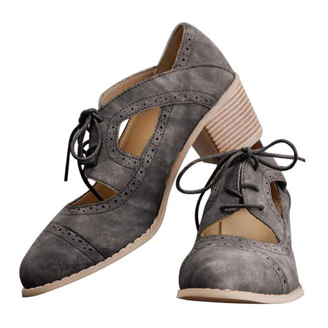 Oxford Shoes for Women Chunky Heels Brogue Leather Saddle Dress Shoes Lace up Vintage Wingtip Ankle Boots *** Check out this great product. (This is an affiliate link) Wingtip Shoes Women, Oxford Shoes For Women, Heeled Brogues, Size 11 Women Shoes, Wingtip Shoes, Womens Chunky Heels, Cowboy Style, Retro Shoes, Women Oxford Shoes