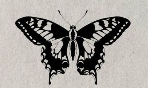 Bird Of Prey Tattoo, Mens Butterfly Tattoo, Drawings With Meaning, Butterfly Tattoo Stencil, Sharpie Tattoos, Neck Tattoo For Guys, Butterfly Tattoo Designs, Discreet Tattoos, Dark Tattoo