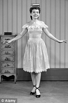 A woman balancing books on her head to maintain good posture Balancing Books On Head, Standing Up Straight, 1950s Girl, Girl In Dress, Perfect Posture, Charm School, Poor Posture, Girl Standing, Good Posture