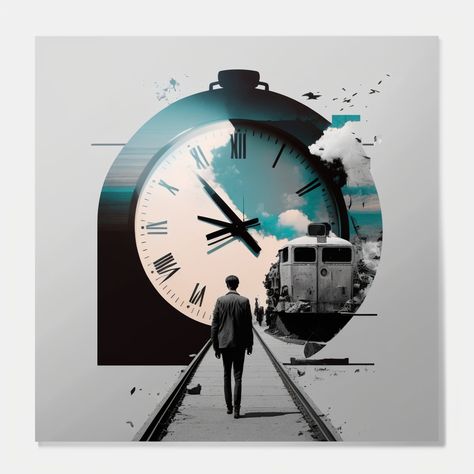 Timetraveller Aesthetic, Time Graphic Design, Journey Aesthetic, Time Travel Art, Time Dilation, Journey Poster, Time Travel Books, Interactive Advertising, Journey To The Past