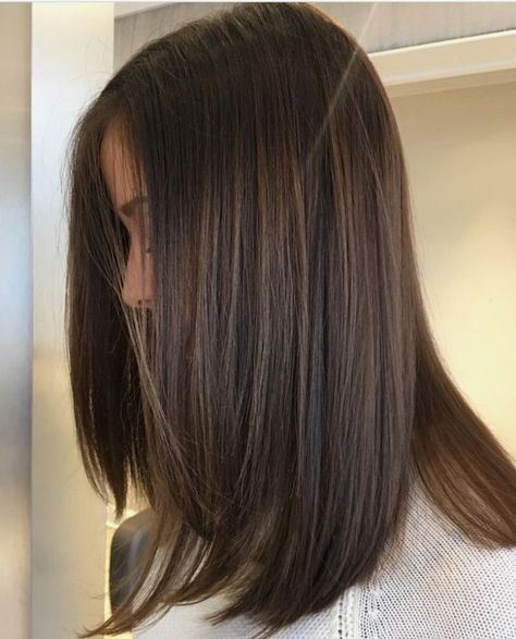 Brown Hair Shades, Brown Hair Looks, Brown Hair Inspo, Brunette Hair With Highlights, Hair Color Light Brown, Brown Hair Balayage, Haircuts For Medium Hair, Haircuts Straight Hair, Brown Highlights