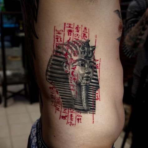 Bastet Tattoo, Egyptian Cat Tattoos, Egyptian Eye Tattoos, Egyptian Tattoo Sleeve, History Tattoos, Egypt Tattoo, Egyptian Tattoo, Greek Tattoos, Roman History