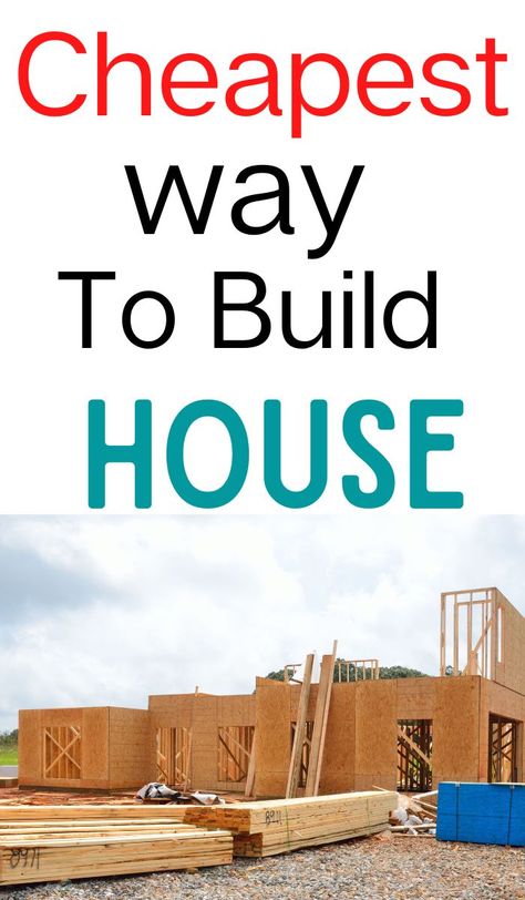 Save Money Building A House, Building A House On A Budget, Home Construction Ideas, Building On A Budget, Diy Home Building, Cheap Houses To Build, Allotment Planning, Cheap House Plans, Money Building