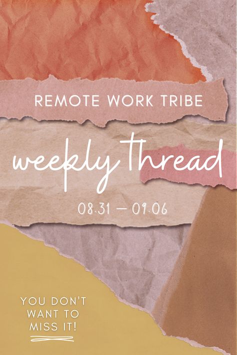 Our topic of discussion this week was how to gauge employee motivation among remote workers. If you suspect a remote employee is “phoning in” their enthusiasm, how would you handle it? For how the community weighed in, plus a TON of relatable content, head over to the Remote Work Tribe site! Team Culture, Employee Motivation, Team Morale, Tough Conversations, Ourselves Topic, Relatable Content, How To Motivate Employees, Remote Workers, Company Culture