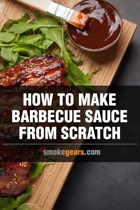 Basic Bbq Sauce Recipe, Barbecue Sauce For Ribs, Home Made Bbq Sauce, How To Make Barbecue, Homemade Barbeque Sauce, Homemade Barbecue Sauce Recipe, Barbeque Sauce Recipe, Easy Bbq Sauce, Bbq Sauce Homemade Easy