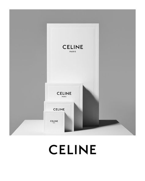 CELINE BOXES AND PACKAGING ⠀⠀⠀⠀⠀⠀⠀ #CELINEBYHEDISLIMANE Celine Box, Fashion Show Invitation, Paper Bag Design, Wedding Stationery Design, Box Packaging Design, 背景 シンプル, Beauty Packaging, Creative Packaging, November 13