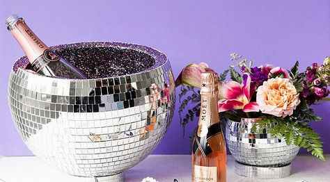 Disco Ball Punch Bowls Nashville | Prissyem Disco Ball Punch Bowl, Party Ice Bucket, Cheesy Christmas Movies, Cart Decor, Wine Bucket, Ball Party, Ice Buckets, Bar Cart Decor, Punch Bowls