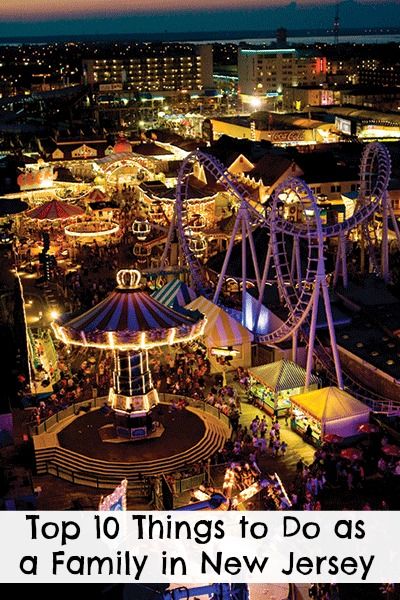 Top 10 Things to Do as a Family in New Jersey - Kidventurous Jersey Boardwalk, Night Cities, Wildwood Boardwalk, North Wildwood, Nj Beaches, Wildwood Crest, Wildwood Nj, Night View, Atlantic City