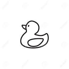 Cute Simple Animal Tattoos, Fineline Duck Tattoo, Duck Doodle Tattoo, Duck Outline Drawing, Tiny Rubber Duck Tattoo, Rubber Duck Tattoo Outline, Duck Line Drawing, Duck Doodle Easy, Small Duck Drawing