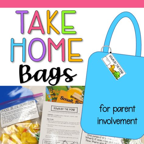 Looking for a school to home connection that is meaningful? Want to help the families in your classroom spend quality time together? Take Home Bags can get you there! These 10 Take Home Bags are family tested and family approved! They are fun, and full of learning – yet – not too lengthy to complete […] Preschool Take Home Bags, Kindergarten Kindness, Connection Activities, Literacy Bags, Book Bags For Kids, Teacher Communication, Asd Classroom, Parent Teacher Communication, Activity Bags