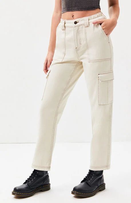 Cargo Pants for Women | PacSun Denim Fit Guide, Utility Cargo Pants, Jeans Pacsun, Combat Pants, Cargo Pants Outfit, All Jeans, Utility Pants, Women Cargos, High Rise Pants