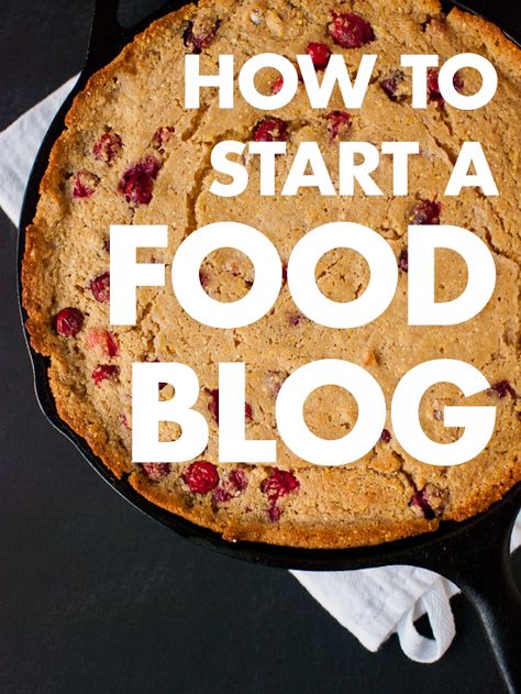 How to Start a Food Blog: a Step-by-Step Guide from cookieandkate.com Food Blog Design, Cookies Cranberry, Food Photography Tips, Diet Vegetarian, Breakfast Cookies, Healthy Dinner Recipes Easy, Elton John, Healthy Desserts, Food Styling