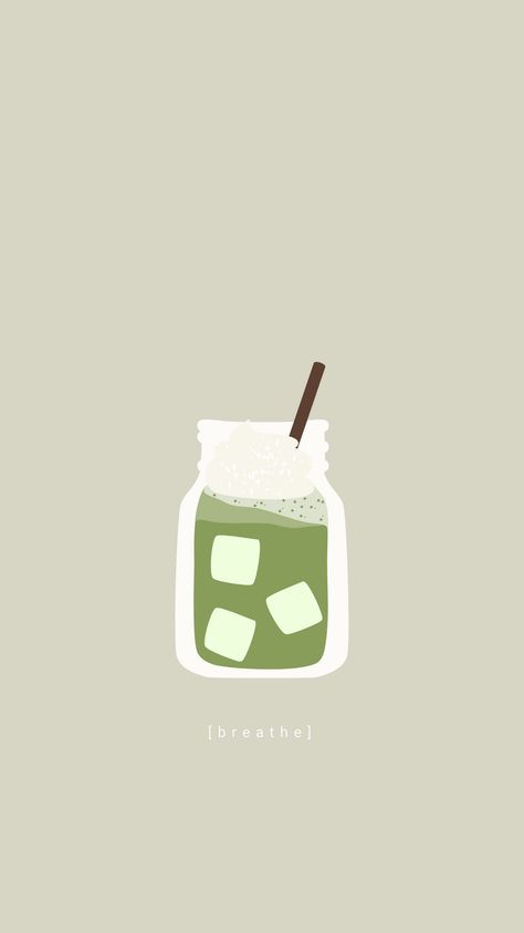 Wallpaper Matcha, Iphone Wallpaper Plants, Waves Wallpaper Iphone, Cute Aesthetics, Bookmarks Quotes, Tea Wallpaper, Cute Wallpapers For Ipad, Images Kawaii, Abstract Wallpaper Backgrounds