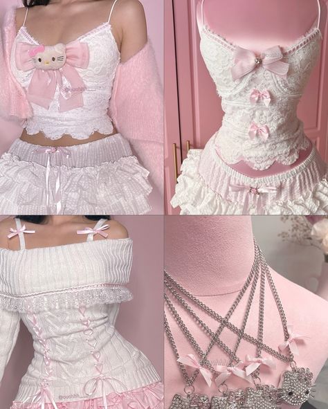 For the hello kitty gfs 💗🎀🫶🏻💝 a few sizes left! Might nor restock again Y2k Hello Kitty Outfits, Ouchhh Store, Outfit Ideas Pink, Pink Notes, Cute Pink Outfits, Kawaii Outfit Ideas, Cheonan, Hello Kitty Clothes, Pink Bows