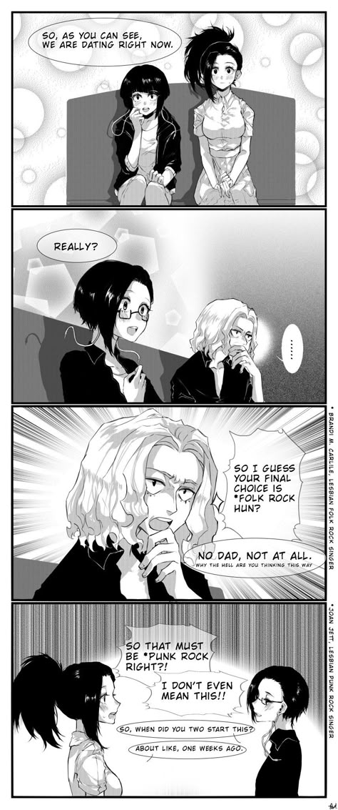 Momojiro Comic: Coming Out to the Parents, Art by @Yuko_ec on Twitter, Jiro Kyoka, Kyoka Jiro, Yaoyorozu Momo, Momo Yaoyorozu, Momo x Jiro, Momojiro Yuri Comic Jiro X Momo, Momo Jirou, Momo X Jirou, Kyoka Jirou, Yuri Comics, Kyoka Jiro, Yandere Manga, My Hero Academia 2, Mha Ships