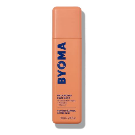 Refresh and soothe skin with the Byoma Balancing Face Mist, a facial mist that helps to support the skin’s microbiome and calm redness. Face Mist Spray, Face Spray, Space Nk, Winter Skin Care, Bare Face, Cruelty Free Skin Care, Facial Mist, Face Mist, Mist Spray