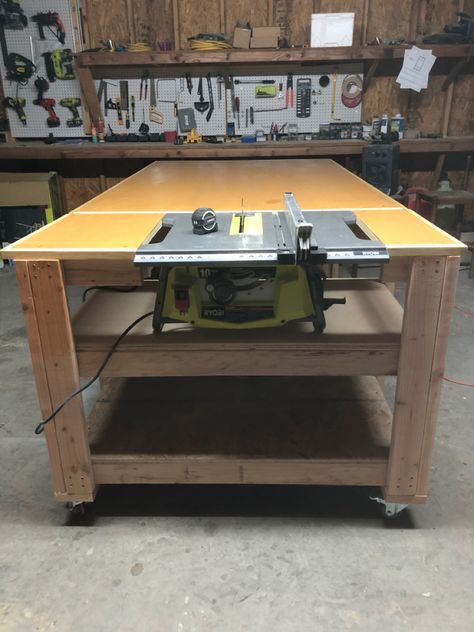 Ryobi Table Saw, Workbench Plans Diy, Diy Workbench, Scroll Saw Patterns Free, Workbench Plans, Woodworking Workbench, Plywood Sheets, Table Saw, Scroll Saw Patterns