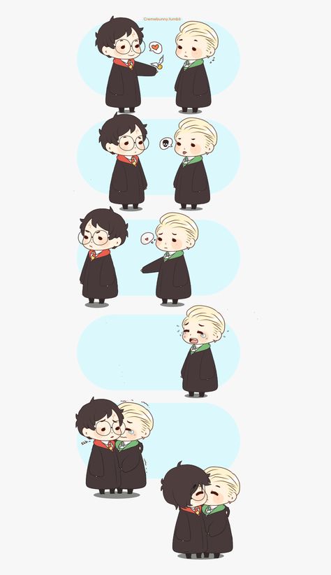 Harry Potter And Draco, Harry Potter And Draco Malfoy, Harry Potter Art Fanart, Fanart Harry Potter, Harry Potter Miniatures, Harry Potter New, Draco Malfoy Fanart, Drarry Fanart, Harry Draco