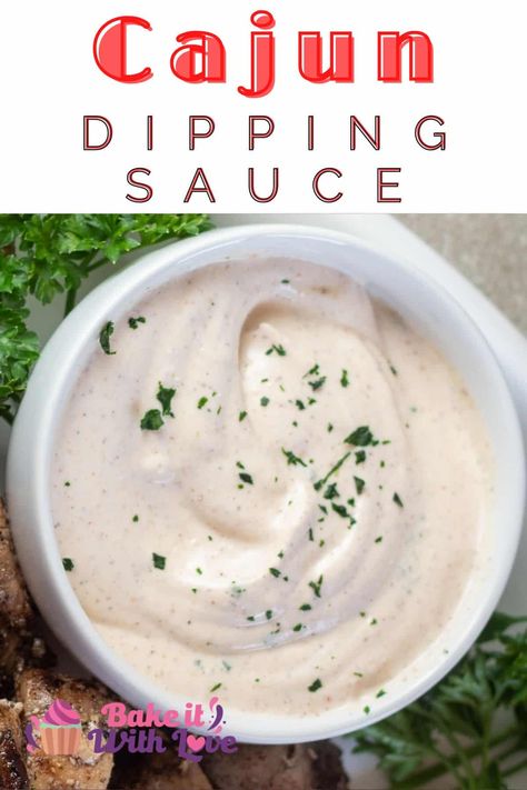 Cajun Dipping Sauce Recipe, Cajun Dipping Sauce, Gator Bites, Seafood Dipping Sauce, Creamy Dipping Sauce, Easy Dipping Sauce, Dipping Sauces For Chicken, Fries Chicken, Wing Sauce Recipes