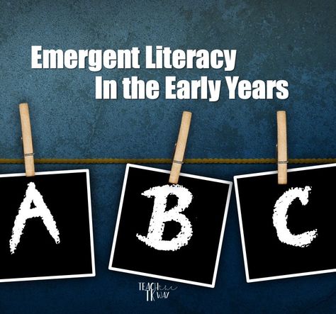 emergent-Literacy-cover Emergent Literacy Activities, Writing Forms, Concepts Of Print, Emergent Literacy, Environmental Print, Early Years Classroom, Early Reading Skills, Phonemic Awareness Activities, Phonics Instruction