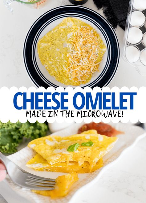 Egg And Cheese Omelet, Best Microwave Meals, Microwave Omelet, Breakfast Entertaining, Dorm Cooking, Make Ahead Brunch Recipes, Microwave Breakfast, Cooking With Karli, Dorm Food